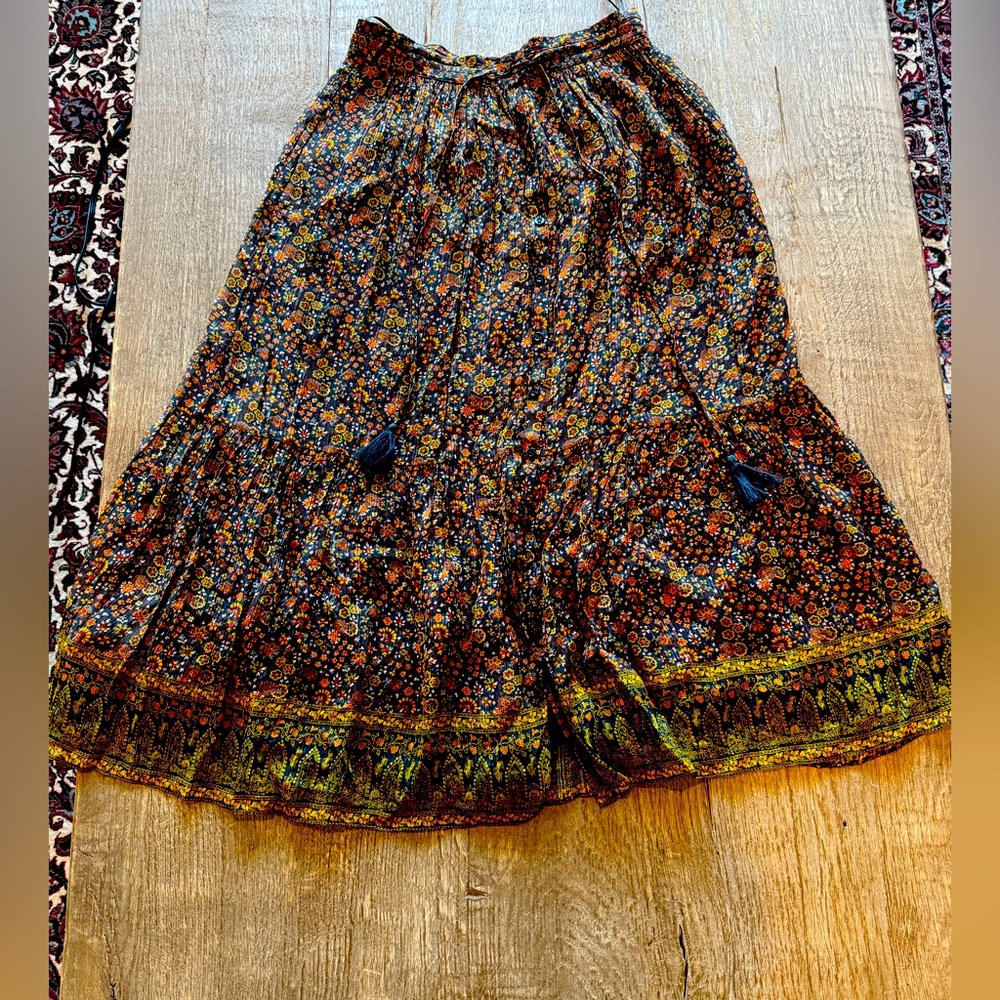Vanessa Bruno Silk Blend Peasant Skirt - NEW!